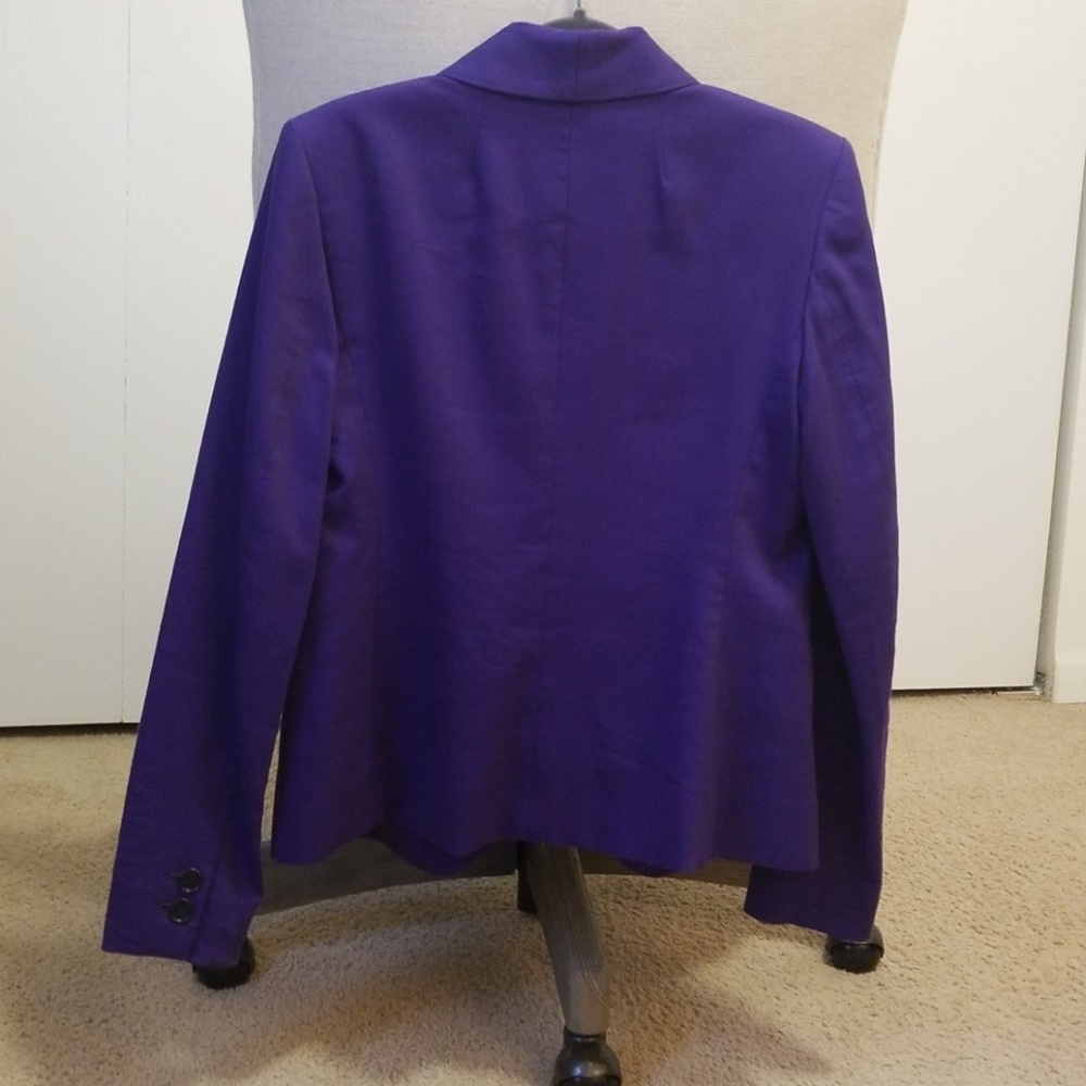 Loft Single Button, Purple Blazer - image 2